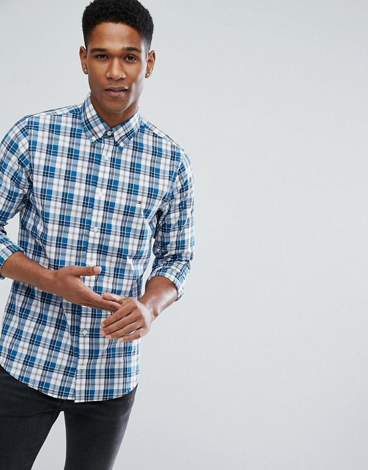 Tommy Hilfiger Check Shirt - Blue