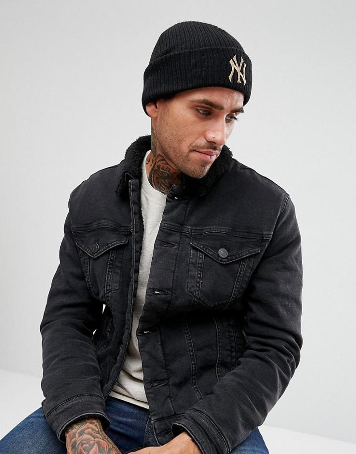 New Era Club Coop Beanie Ny Yankees - Black