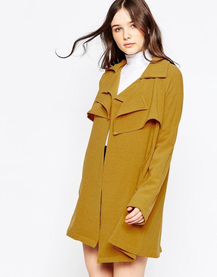Liquorish Lightweight Jacket - Mustard