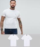 Emporio Armani Crew Neck 2 Pack T-shirt In White - White