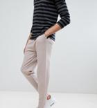 Asos Design Tall Slim Joggers In Light Pink - Pink