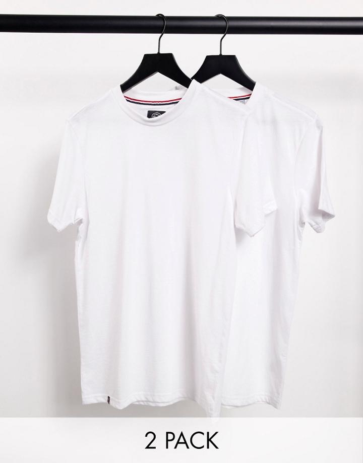 Le Breve 2-pack Muscle Fit T-shirts In White