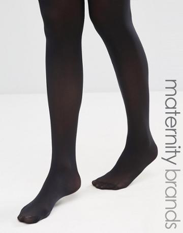 Emma Jane Supersoft 60 Denier Maternity Tights - Black