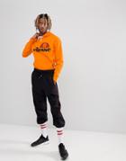 Ellesse Hoodie With Large Chest Logo In Orange - Orange