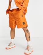 Fila Cargo Shorts In Burnt Orange