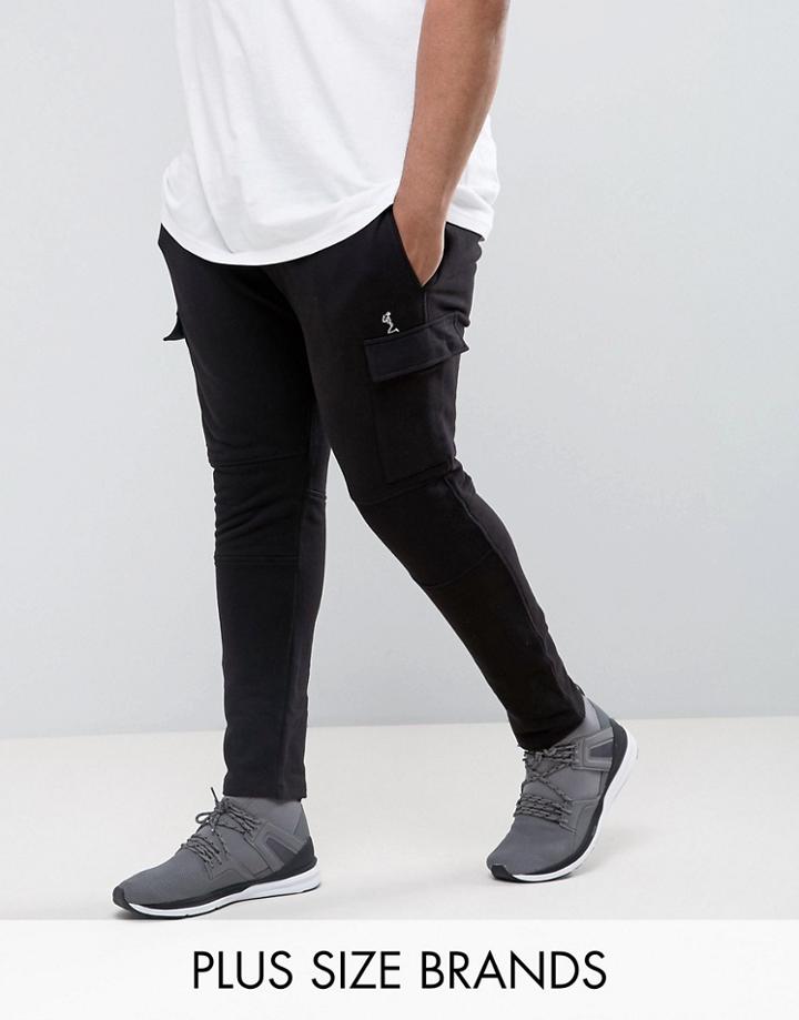 Religion Plus Cargo Jogger - Black