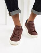 K Swiss Court Frasco Sneaker In Burgundy-red