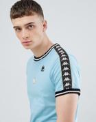 Kappa Sleeve Panel T-shirt - Blue