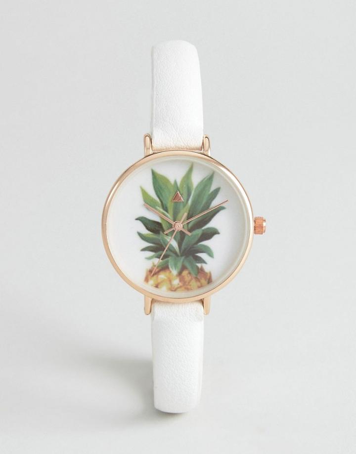 Asos Pineapple Watch - Cream