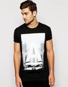 Asos T-shirt With Atlanta Print - Black