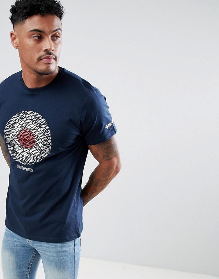 Lambretta Geo Target T-shirt - Navy