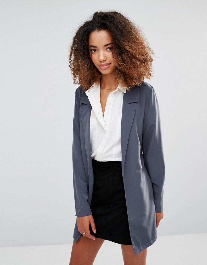 Vero Moda Short Trenchcoat - Blue