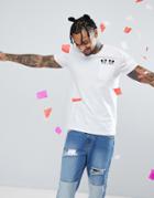 Asos Mickey And Minnie Valentines T-shirt With Pocket - White