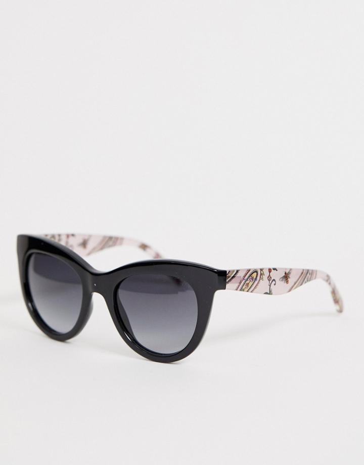 Tommy Hilfiger Chunky Cat Eye Sunglasses - Black