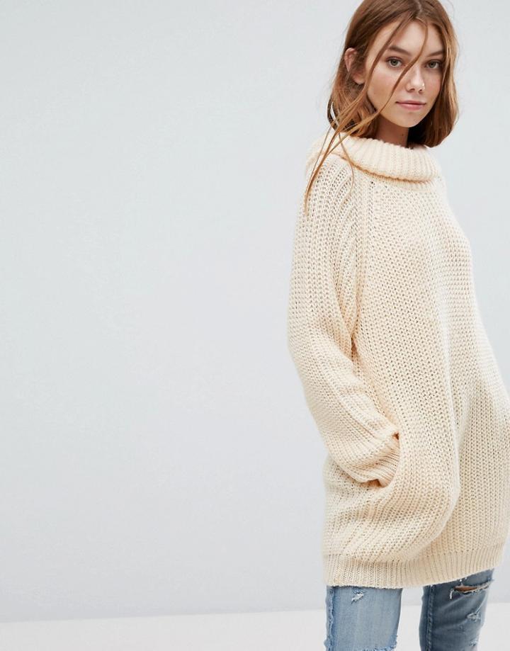 Oeuvre Roll Neck Sweater - Cream