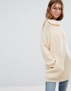 Oeuvre Roll Neck Sweater - Cream