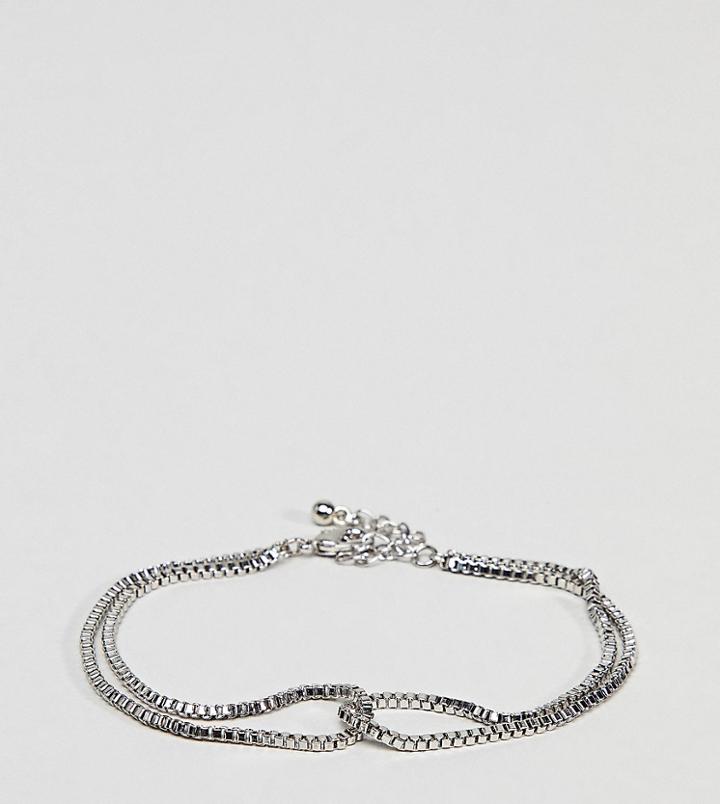 Designb Chain Bracelet In Silver Exclusive To Asos - Silver