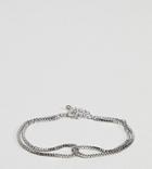 Designb Chain Bracelet In Silver Exclusive To Asos - Silver
