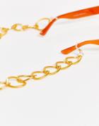 Pieces Wide Link Sunglasses Chain In Gold