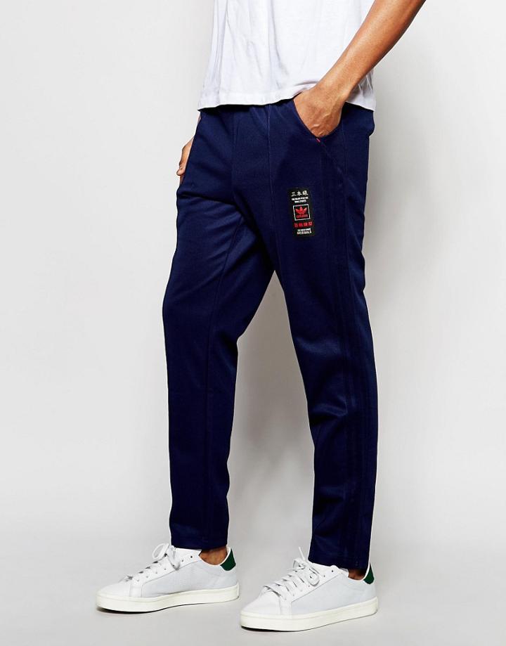 Adidas Originals Budo Tapered Sweatpants Az6364 - Blue