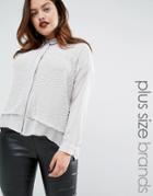 Elvi Premium Embellished Shirt - White