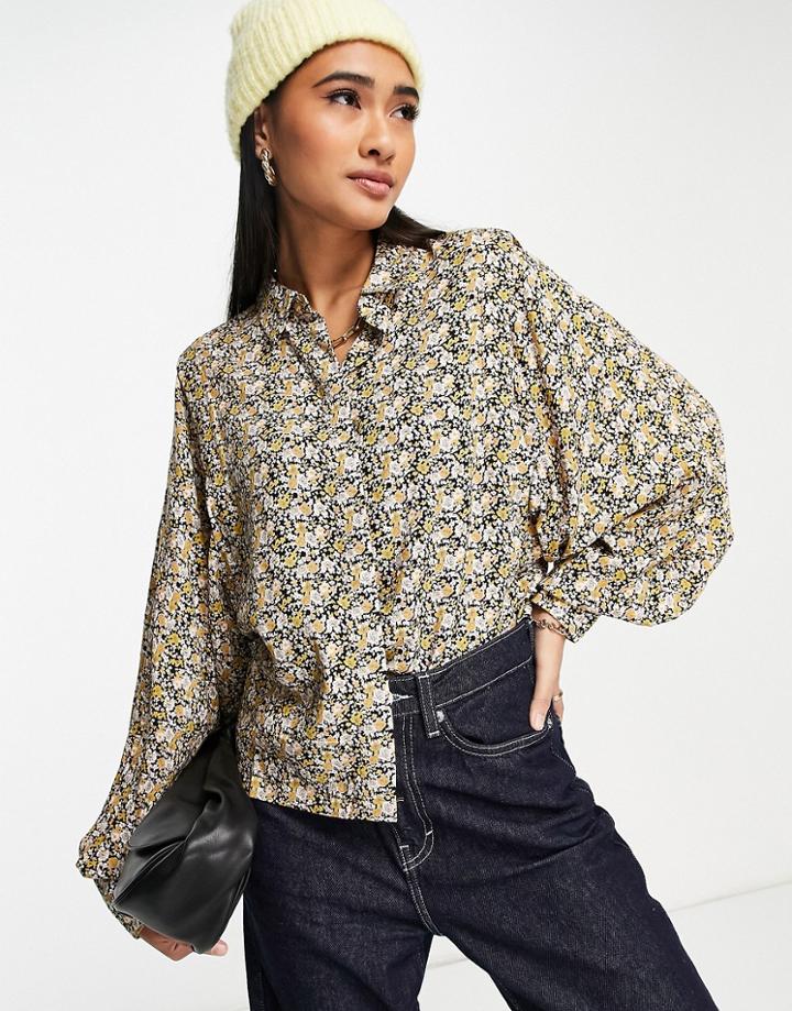 Y.a.s. Vicco Floral Button Down Shirt In Multi