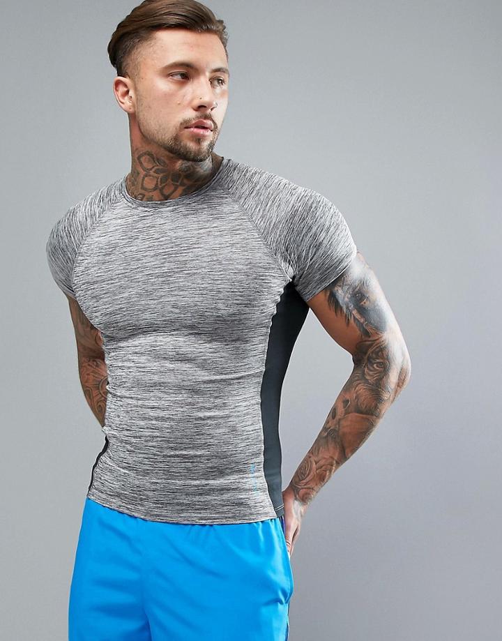 Blend Active Muscle Fit T-shirt - Gray
