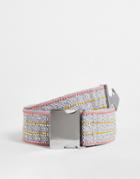 Becksondergaard Printed Belt In Lilac-purple