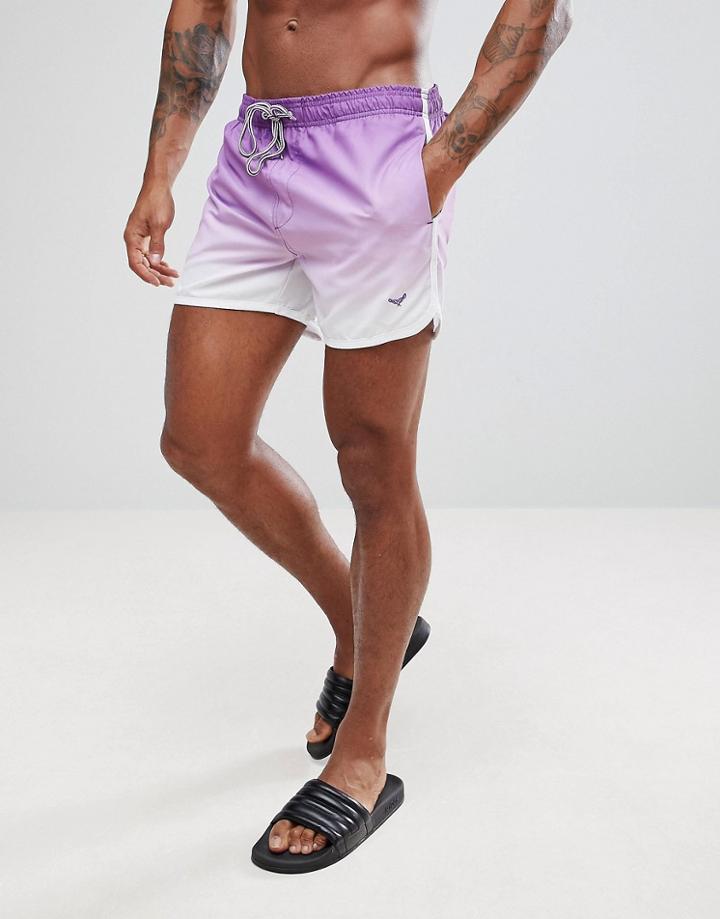 Threadbare Ombre Swim Shorts - Multi
