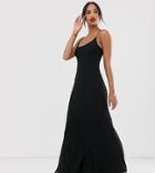 Asos Design Floaty Cami Maxi Dress - Black