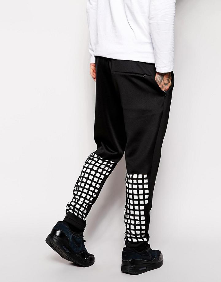 Aq/aq Skar Skinny Joggers - Black