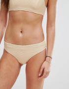 Zulu And Zephyr Dawn Bikini Bottom - Beige