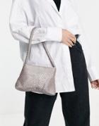 Ever New Crystal Shoulder Bag In Champagne-gold