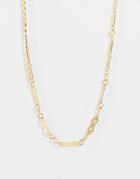 Whistles Multi Chain Necklace In Gold