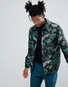 Noose & Monkey Bird Jacquard Jacket - Black