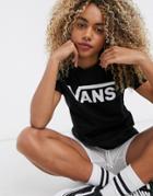 Vans Flying V T-shirt In Black