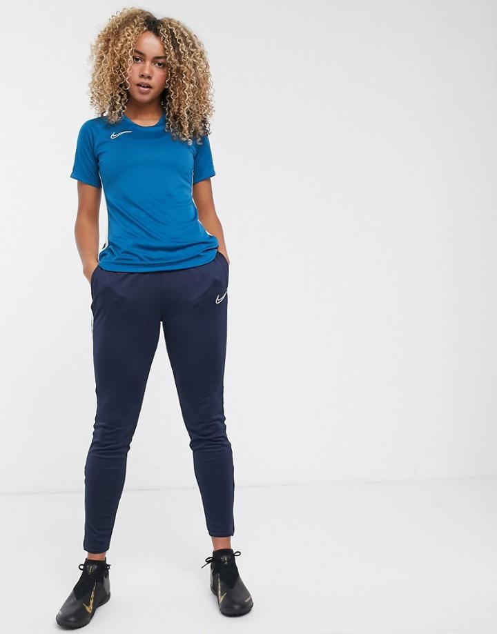 Nike Soccer Dry Academy Pants In Navy