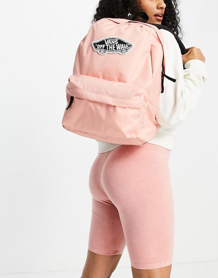 Vans Realm Backpack In Light Pink-orange