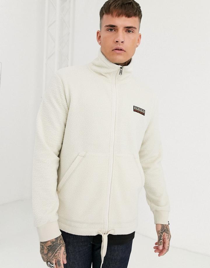 Napapijri Tase Fz Fleece In Cream
