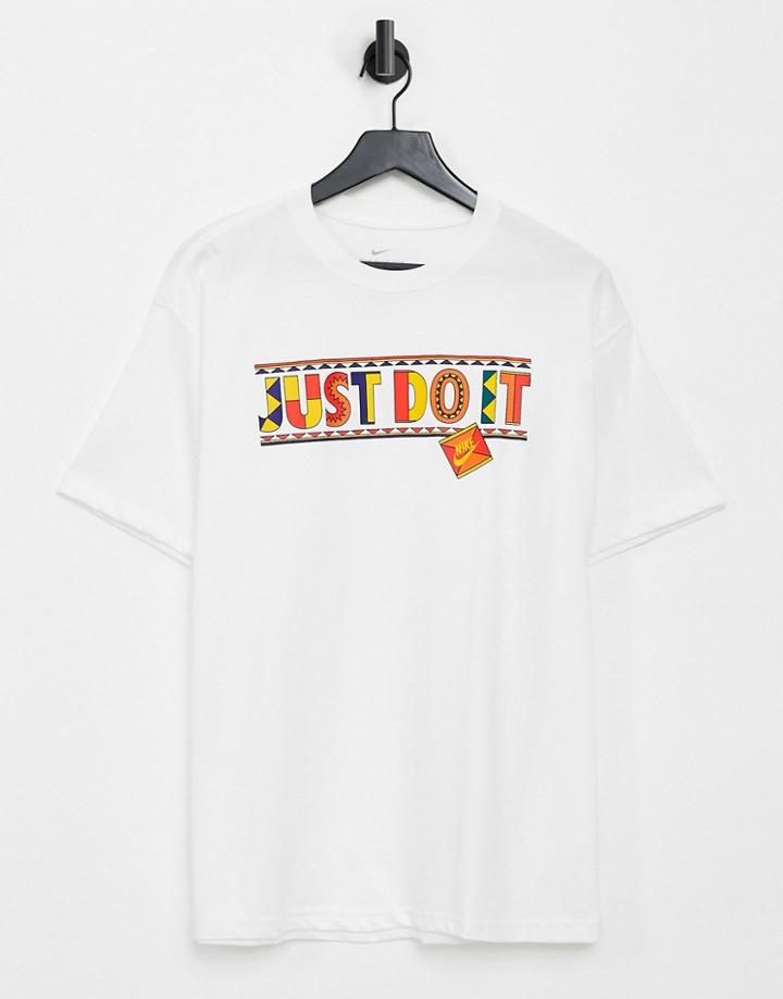 Nike Reissue Just Do It T-shirt In White