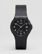 Casio Analogue Classic Watch In Black Mw59-1b - Black