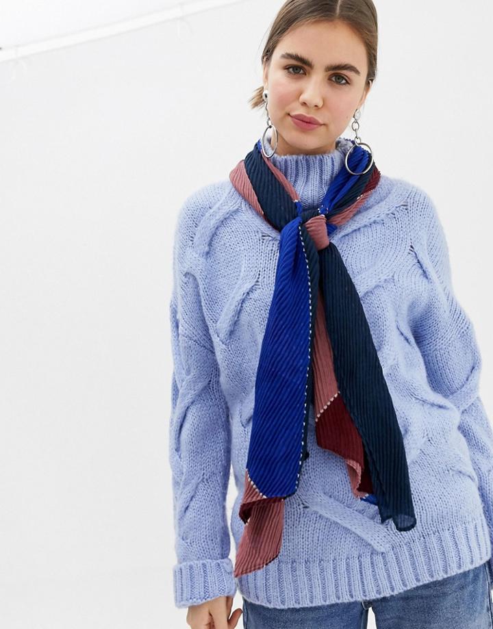 B.young Multicolor Panel Scarf - Multi