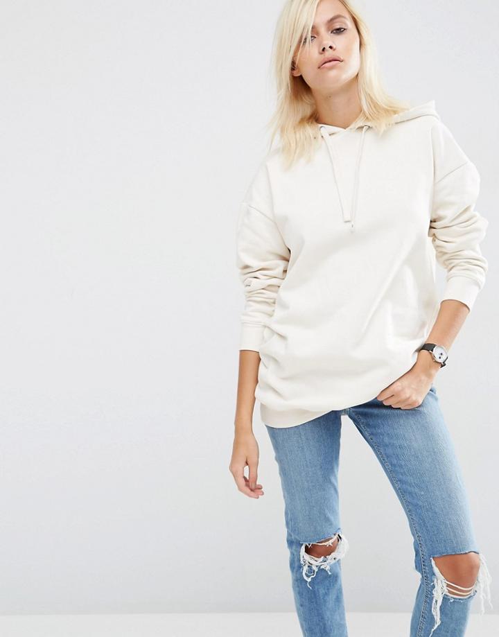 Asos Ultimate Oversized Pullover Hoodie - Cream