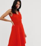 Y.a.s Tall Caia Sleeveless Skater Dress - Red