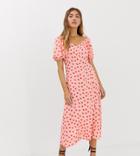 Lily & Lionel Exclusive Voluminous Midi Dress In Cosmos - Pink