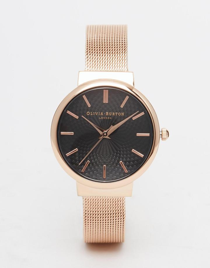 Olivia Burton Hackney Rose Gold Watch - Rose Gold