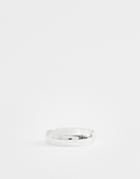 Asos Design Minimal Ring In Silver - Silver