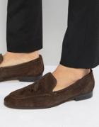 Kg Kurt Geiger Coleman Suede Tassel Loafers - Brown