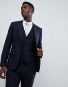 French Connection Tweed Square Slim Fit Heritage Suit Jacket
