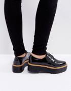 Sixtyseven Chunky Sole Lace Up Shoes - Black